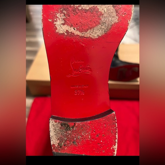 Christian Louboutin Black Boots cate boot flat - Picture 5 of 12